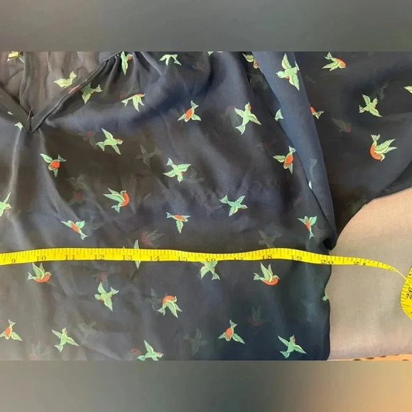 Zunie Orange and Blue Blouse - Picture 5 of 6